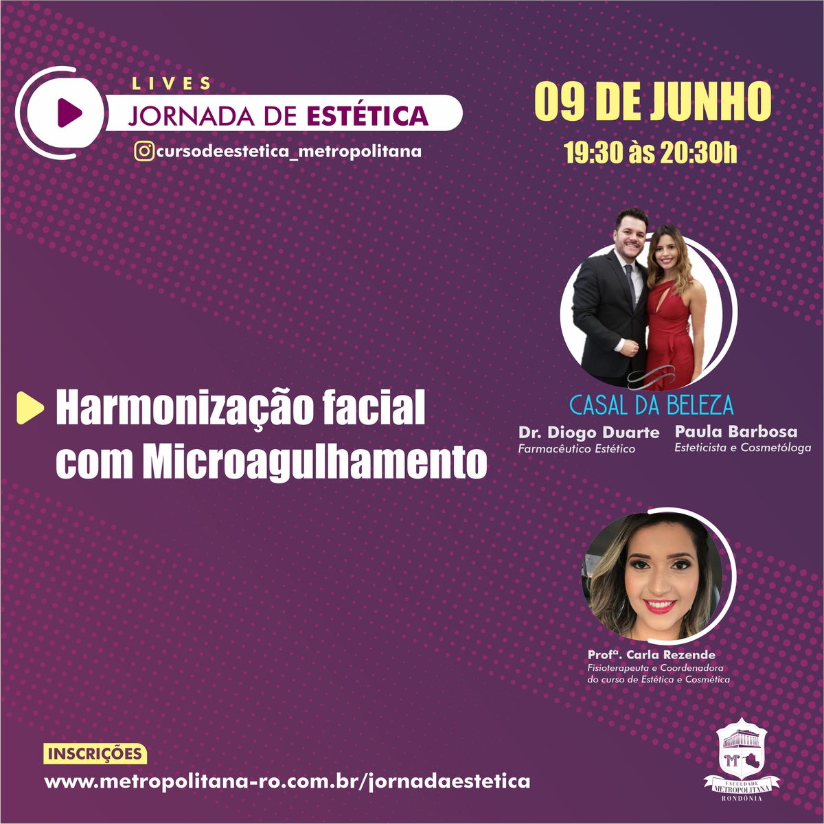 Começa Nesta Segunda Jornada De Estética E Cosmética Da Metropolitana Faculdade Metropolitana 6076